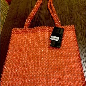 Pink beaded bag 👛